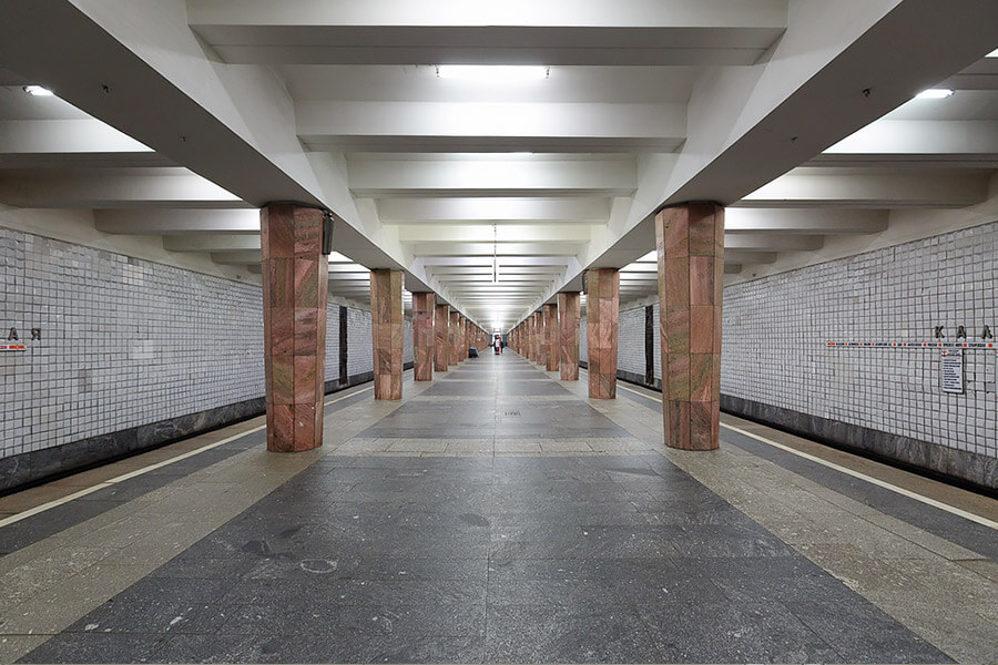 Отделка пола станции Калужская